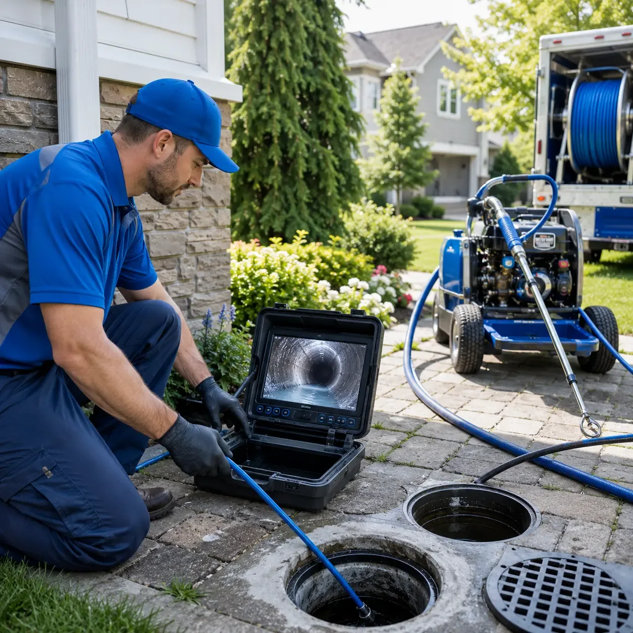 Outdoor drain cleaning professionals serving Wall Lake, IA